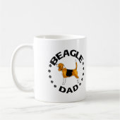 Beagle Vater Kaffeetasse (Links)
