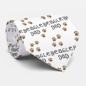 Beagle-Vater Krawatte (Gerollt)