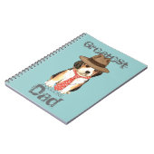 Beagle Vater Notizblock (Linke Seite)