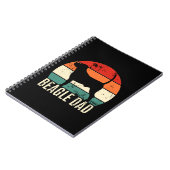 Beagle Vater Notizblock (Linke Seite)