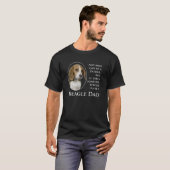 Beagle-Vater-Shirt T-Shirt (Vorne ganz)