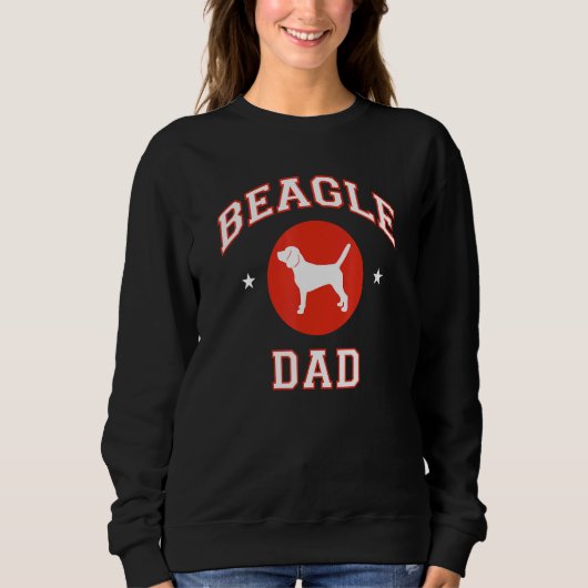 Beagle Vater Sweatshirt (Vorderseite)