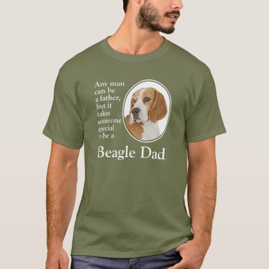 Beagle-Vater-T - Shirt (Vorderseite)