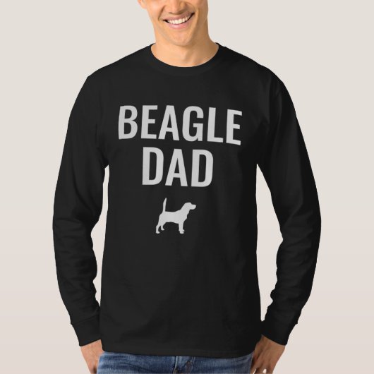 Beagle-Vater T-Shirt (Vorderseite)