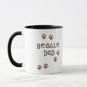 Beagle-Vater Tasse (Links)