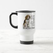Beagle-Vater-Tasse Reisebecher (Links)
