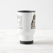 Beagle-Vater-Tasse Reisebecher (Mittel)