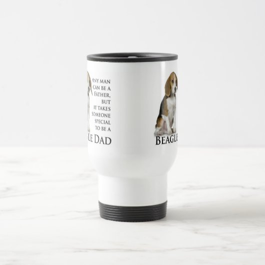 Beagle-Vater-Tasse Reisebecher (Mittel)