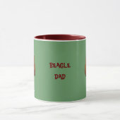 Beagle-Vater-Tasse Tasse (Zentrum)