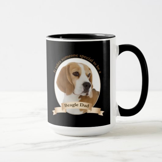 Beagle-Vater-Tasse Tasse (Rechts)