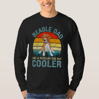 Beagle Vater wie ein regelmäßiger Vater, aber Cool T-Shirt
