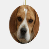 Beagle-Verzierung Keramik Ornament (Rechts)