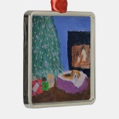 Beagle-Verzierung Ornament Aus Metall (Rechts)