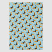 Beagle Viel Glück Seidenpapier (Vorderseite)