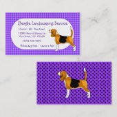 Beagle-Visitenkarten Visitenkarte (Vorne/Hinten)