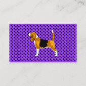 Beagle-Visitenkarten Visitenkarte (Rückseite)