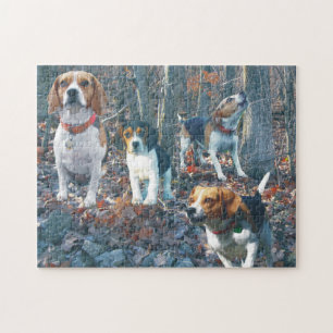 Beagle-Waldpuzzlespiel Puzzle