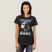 Beagle  Walk Out With My Beagle Dog T-Shirt (Vorne ganz)