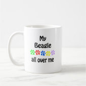 Beagle Walks Design Kaffeetasse (Links)