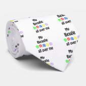 Beagle Walks Design Krawatte (Gerollt)