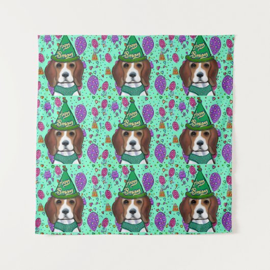 BEAGLE WANDTEPPICH (Vorderseite)