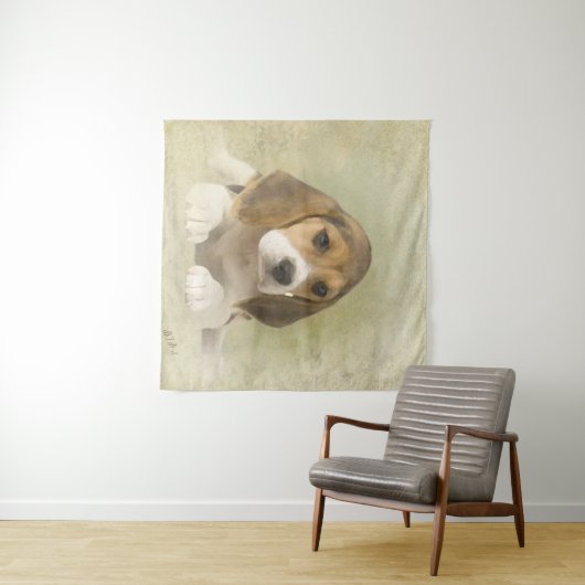 Beagle Wandteppich (Beispiel (Horizontal))