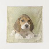 Beagle Wandteppich (Vorderseite)