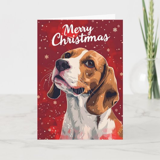 Beagle Weihnachten (Vorderseite)