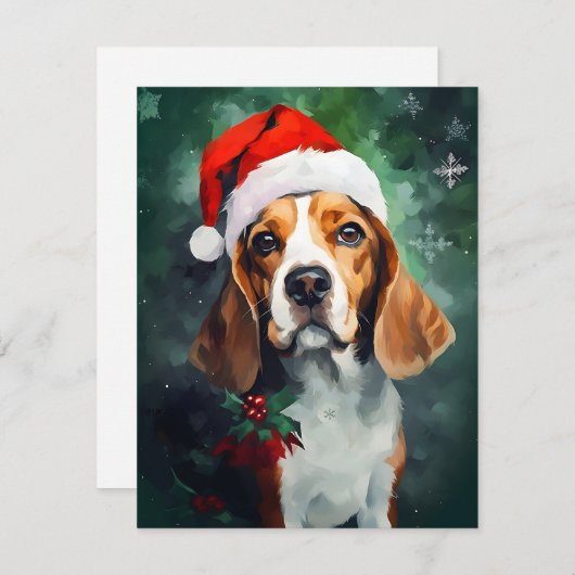 Beagle Weihnachten (Vorne/Hinten)