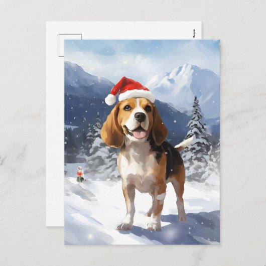 Beagle Weihnachten (Vorne/Hinten)