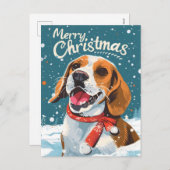 Beagle Weihnachten (Vorne/Hinten)