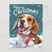 Beagle Weihnachten (Vorderseite)