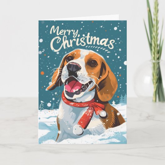Beagle Weihnachten (Vorderseite)