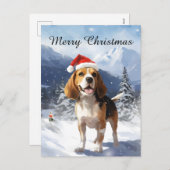Beagle Weihnachten (Vorne/Hinten)