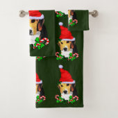 Beagle Weihnachten Badhandtuch Set (Insitu)