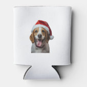 Beagle Weihnachten Dosenkühler (Vorderseite)