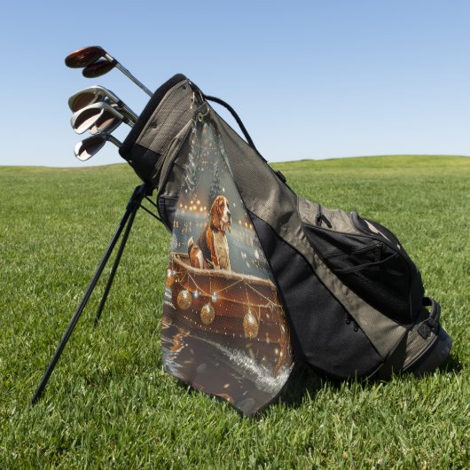 Beagle Weihnachten Feierliche Reise Golfhandtuch (Gras)