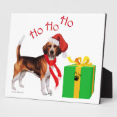 Beagle Weihnachten Fotoplatte (Seite)