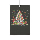 Beagle Weihnachten Funny T-Shirts Beagle Xmas Tree Autolufterfrischer (Vorderseite)