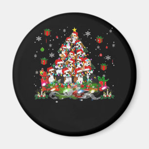Beagle Weihnachten Funny T-Shirts Beagle Xmas Tree Magnet