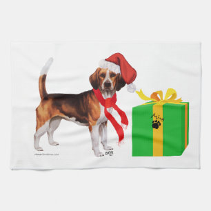 Beagle Weihnachten Handtuch