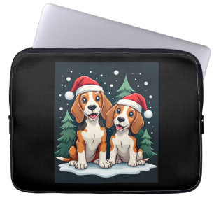 Beagle Weihnachten Hundebesitzer Xmas Feiertags Py Laptopschutzhülle