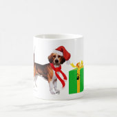 Beagle Weihnachten Kaffeetasse (Mittel)