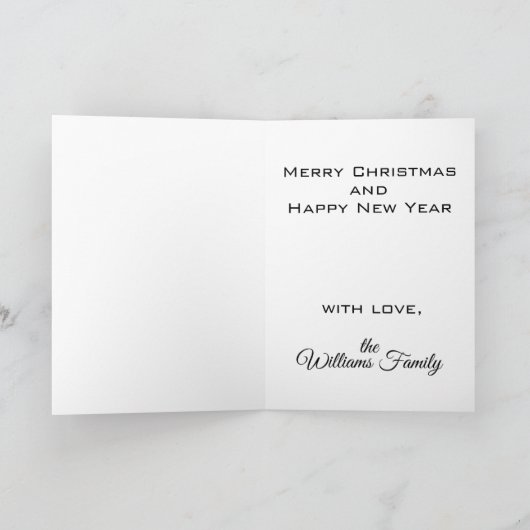 Beagle Weihnachten Karte (Innenseite)