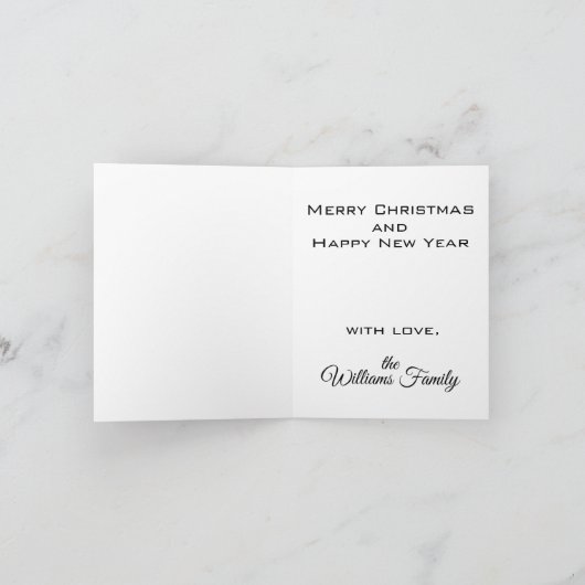 Beagle Weihnachten Karte (Innenseite)