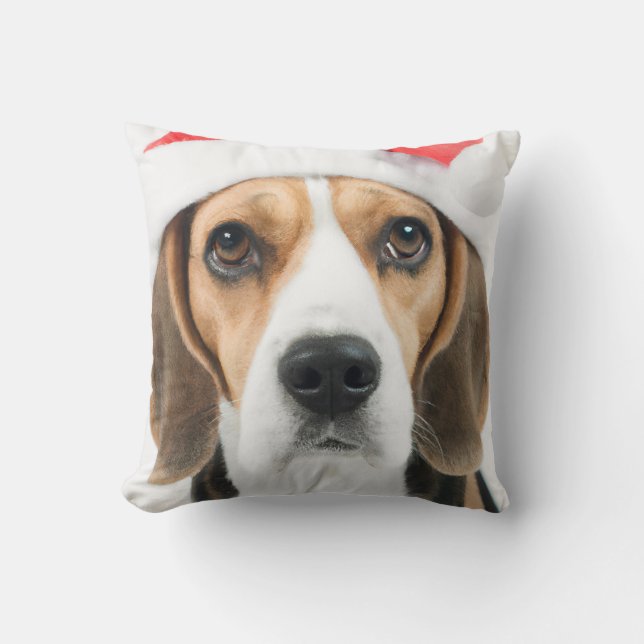 Beagle Weihnachten Kissen (Vorderseite)
