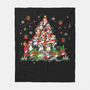 Beagle Weihnachten Lustige Tees Beagle Xmas Baum H Fleecedecke