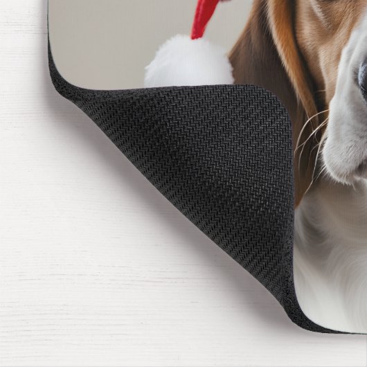 Beagle Weihnachten Mousepad (Ecke)