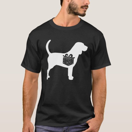 Beagle Weihnachten Niedlicher Hund Welpe Pet Lover T-Shirt (Vorderseite)