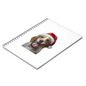 Beagle Weihnachten Notizblock (Linke Seite)
